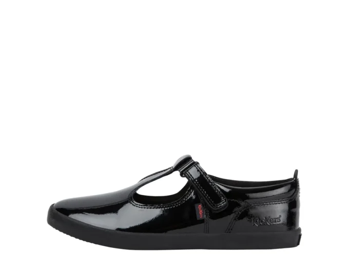 Scarpe da donna Kariko T Bar in vernice nera