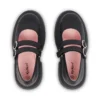 Scarpe Kenzi MJ in pelle nera per ragazze Scarpe Kenzi MJ in pelle nera per ragazze