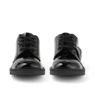 Scarpe da donna Kick Lo in similpelle verniciata nera