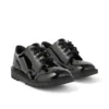 Scarpe da donna Kick Lo in similpelle verniciata nera Scarpe da donna Kick Lo in similpelle verniciata nera