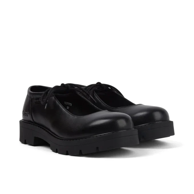 Scarpe da donna Kori MJ Lace in pelle nera Scarpe da donna Kori MJ Lace in pelle nera