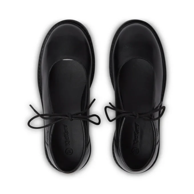 Scarpe da donna Kori MJ Lace in pelle nera Scarpe da donna Kori MJ Lace in pelle nera
