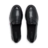 Scarpe da donna Lach Slip in pelle nera Scarpe da donna Lach Slip in pelle nera