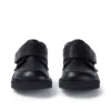Scarpe da ginnastica Kick Lo Scuff in pelle nera per ragazzi Scarpe da ginnastica Kick Lo Scuff in pelle nera per ragazzi