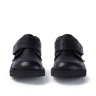 Scarpe da ginnastica Kick Lo Scuff in pelle nera per ragazzi