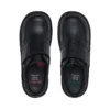Scarpe da ginnastica Kick Lo Scuff in pelle nera per ragazzi Scarpe da ginnastica Kick Lo Scuff in pelle nera per ragazzi