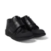 Scarpe da ginnastica Kick Mid in pelle scuffata per ragazzi, nero Scarpe da ginnastica Kick Mid in pelle scuffata per ragazzi, nero