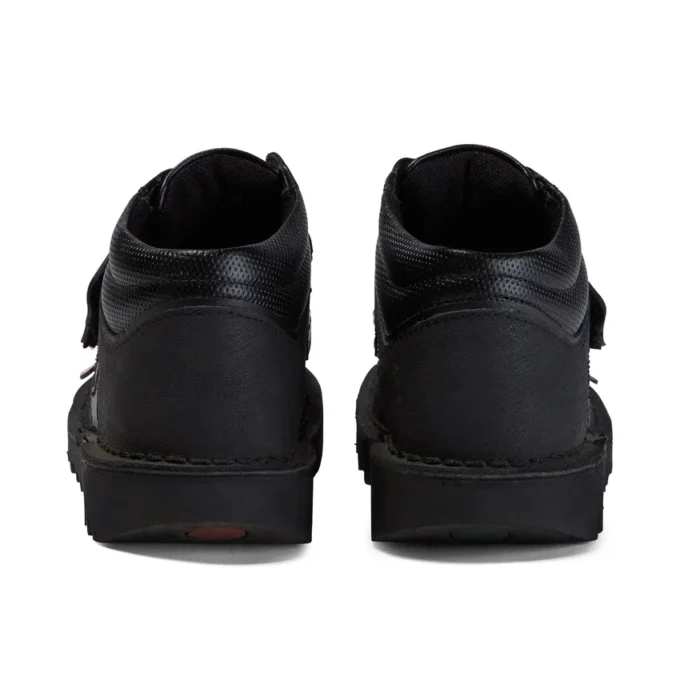 Scarpe da ginnastica Kick Mid in pelle scuffata per ragazzi, nero Scarpe da ginnastica Kick Mid in pelle scuffata per ragazzi, nero