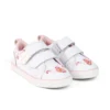 Scarpe da ginnastica Tovni Twin Happy per bambine in pelle bianca Scarpe da ginnastica Tovni Twin Happy per bambine in pelle bianca