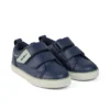 Scarpe da ginnastica Tovni Twin ZigZag in pelle blu navy per bambini Scarpe da ginnastica Tovni Twin ZigZag in pelle blu navy per bambini