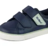Scarpe da ginnastica Tovni Twin ZigZag in pelle blu navy per bambini Scarpe da ginnastica Tovni Twin ZigZag in pelle blu navy per bambini