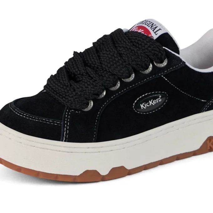 Scarpe da ginnastica unisex per adulti 70 Lo in pelle scamosciata nera Scarpe da ginnastica unisex per adulti 70 Lo in pelle scamosciata nera