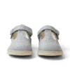 Scarpe da neonato Kick T-Bar Glitter Cosmic in tessuto argento Scarpe da neonato Kick T-Bar Glitter Cosmic in tessuto argento