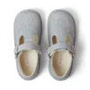 Scarpe da neonato Kick T-Bar Glitter Cosmic in tessuto argento Scarpe da neonato Kick T-Bar Glitter Cosmic in tessuto argento