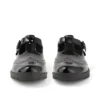 Scarpe da ragazza Lachly Brogue T-Bar in vernice nera Scarpe da ragazza Lachly Brogue T-Bar in vernice nera
