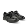 Scarpe da ragazza Lachly Brogue T-Bar in vernice nera Scarpe da ragazza Lachly Brogue T-Bar in vernice nera
