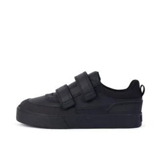 Scarpe da ragazzo Tovni Scuff Lo in pelle nera