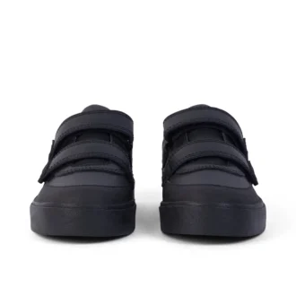 Scarpe da ragazzo Tovni Scuff Lo in pelle nera