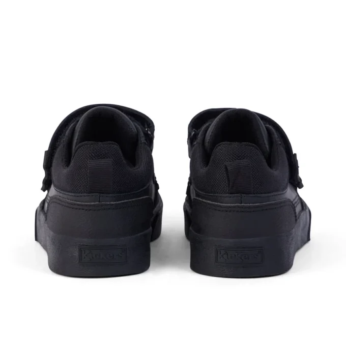 Scarpe da ragazzo Tovni Scuff Lo in pelle nera Scarpe da ragazzo Tovni Scuff Lo in pelle nera
