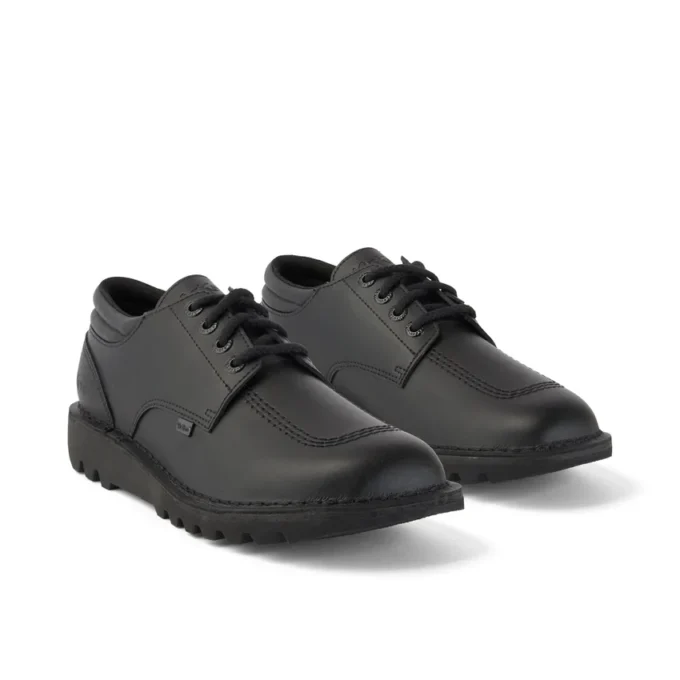Scarpe da uomo Kick Lo in pelle imbottita, nero Scarpe da uomo Kick Lo in pelle imbottita, nero