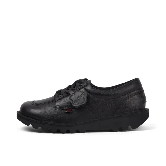 Scarpe da uomo Kick Lo Tab in pelle, nero Scarpe da uomo Kick Lo Tab in pelle, nero
