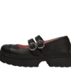 Scarpe Kenzi MJ in pelle nera per ragazze Scarpe Kenzi MJ in pelle nera per ragazze