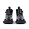 Scarpe Kick Chelsea Galactic in pelle nera per bambina Scarpe Kick Chelsea Galactic in pelle nera per bambina