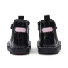 Scarpe Kick Chelsea Galactic in pelle nera per bambina Scarpe Kick Chelsea Galactic in pelle nera per bambina