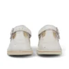 Scarpe Kick T-Bar glitterate unisex per neonati, bianche