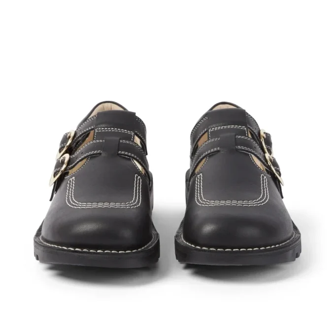 Scarpe Kick T-Bar Goldie unisex per adulti, nere Scarpe Kick T-Bar Goldie unisex per adulti, nere