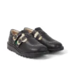 Scarpe Kick T-Bar Goldie unisex per adulti, nere Scarpe Kick T-Bar Goldie unisex per adulti, nere