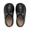Scarpe Kick T-Bar in similpelle nera per bambine Scarpe Kick T-Bar in similpelle nera per bambine