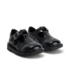 Scarpe Kick T-Bar in similpelle verniciata per bambine, nero Scarpe Kick T-Bar in similpelle verniciata per bambine, nero