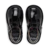 Scarpe Kick T-Bar in vernice nera per bambine Scarpe Kick T-Bar in vernice nera per bambine