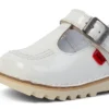 Scarpe Kick T-Bar per bambine, bianco Scarpe Kick T-Bar per bambine, bianco