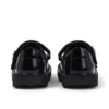 Scarpe Kick T-Bar per bambine in vernice nera Scarpe Kick T-Bar per bambine in vernice nera