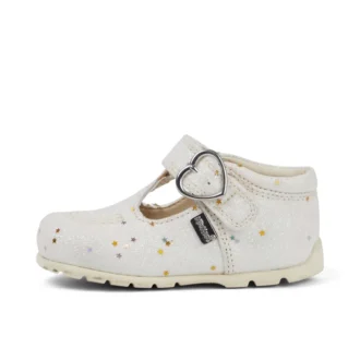 Scarpe Kick T Glitter Unisex per neonati, bianche