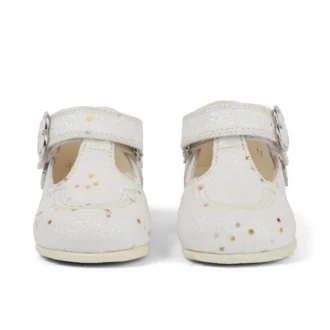 Scarpe Kick T Glitter Unisex per neonati, bianche