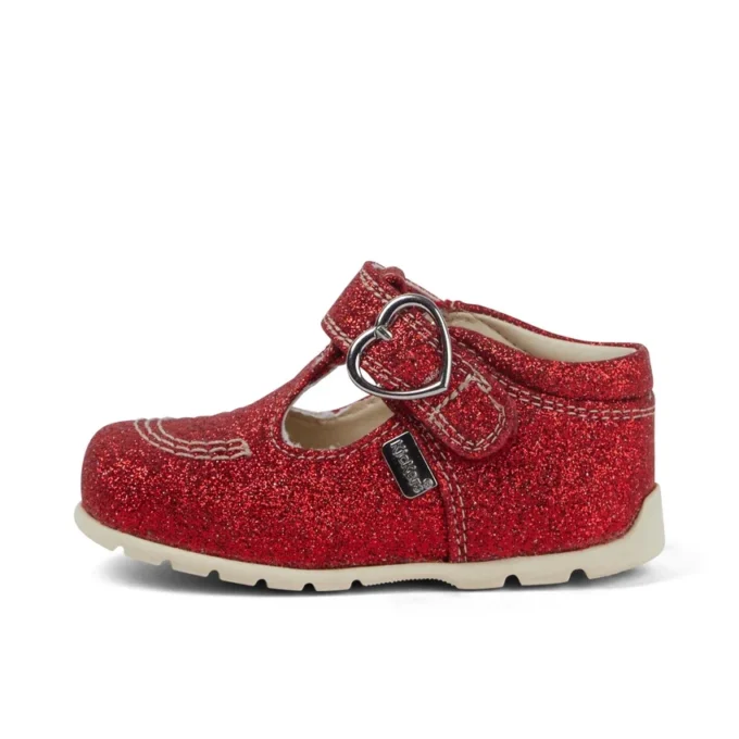 Scarpe Kick T Glitter Unisex per neonati – Rosso Scarpe Kick T Glitter Unisex per neonati – Rosso