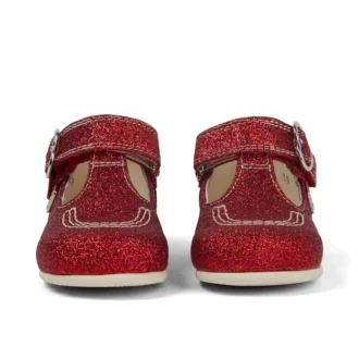 Scarpe Kick T Glitter Unisex per neonati – Rosso