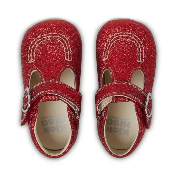 Scarpe Kick T Glitter Unisex per neonati – Rosso Scarpe Kick T Glitter Unisex per neonati – Rosso
