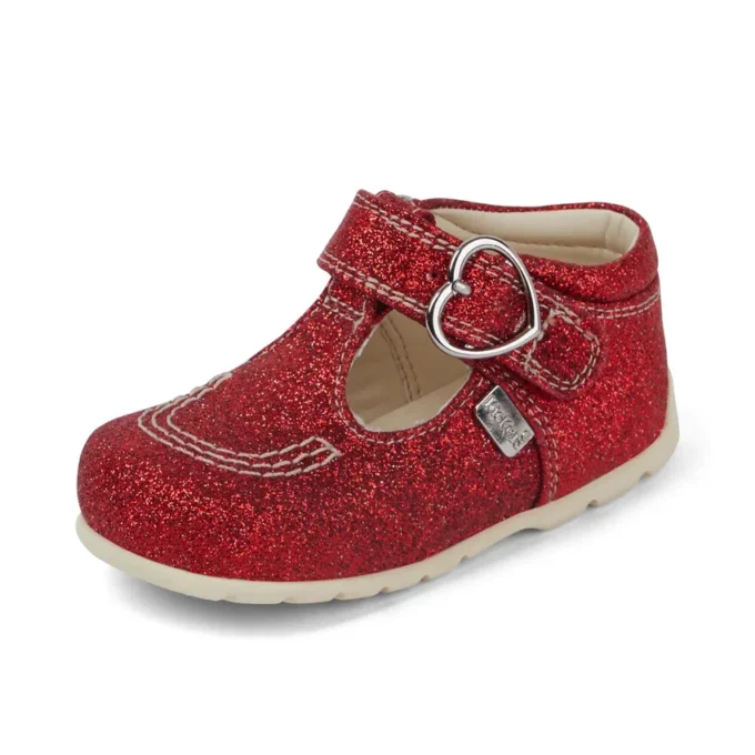 Scarpe Kick T Glitter Unisex per neonati – Rosso Scarpe Kick T Glitter Unisex per neonati – Rosso