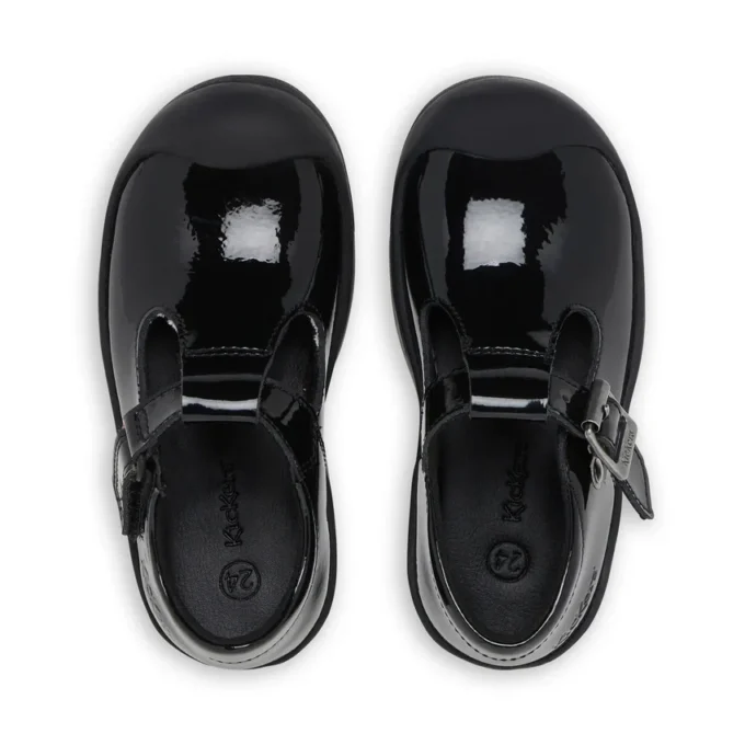 Scarpe Plunk Mj in vernice nera per bambine Scarpe Plunk Mj in vernice nera per bambine