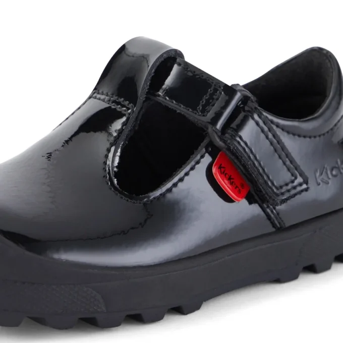 Scarpe Plunk Mj in vernice nera per bambine Scarpe Plunk Mj in vernice nera per bambine