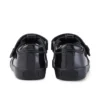 Scarpe Tovni Brogue T-Bar in vernice per bambine, nero Scarpe Tovni Brogue T-Bar in vernice per bambine, nero