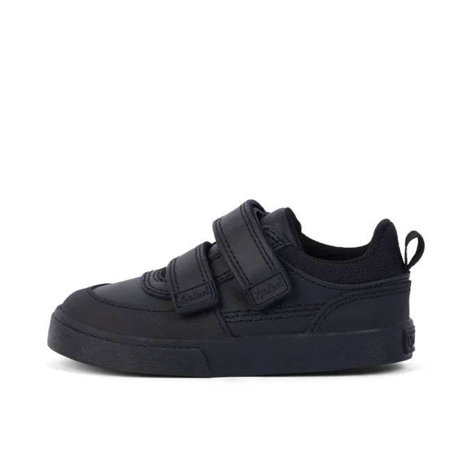 Scarpe Tovni Scuff Lo in pelle nera per bambini Scarpe Tovni Scuff Lo in pelle nera per bambini
