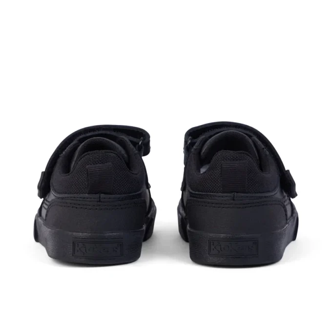 Scarpe Tovni Scuff Lo in pelle nera per bambini Scarpe Tovni Scuff Lo in pelle nera per bambini