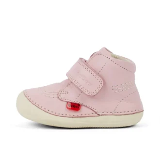 Scarpe unisex Softer Hi Baby in pelle rosa chiaro