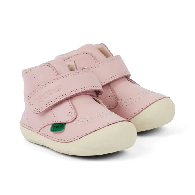 Scarpe unisex Softer Hi Baby in pelle rosa chiaro Scarpe unisex Softer Hi Baby in pelle rosa chiaro
