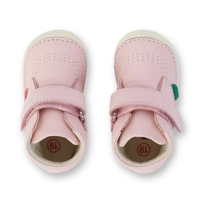 Scarpe unisex Softer Hi Baby in pelle rosa chiaro Scarpe unisex Softer Hi Baby in pelle rosa chiaro